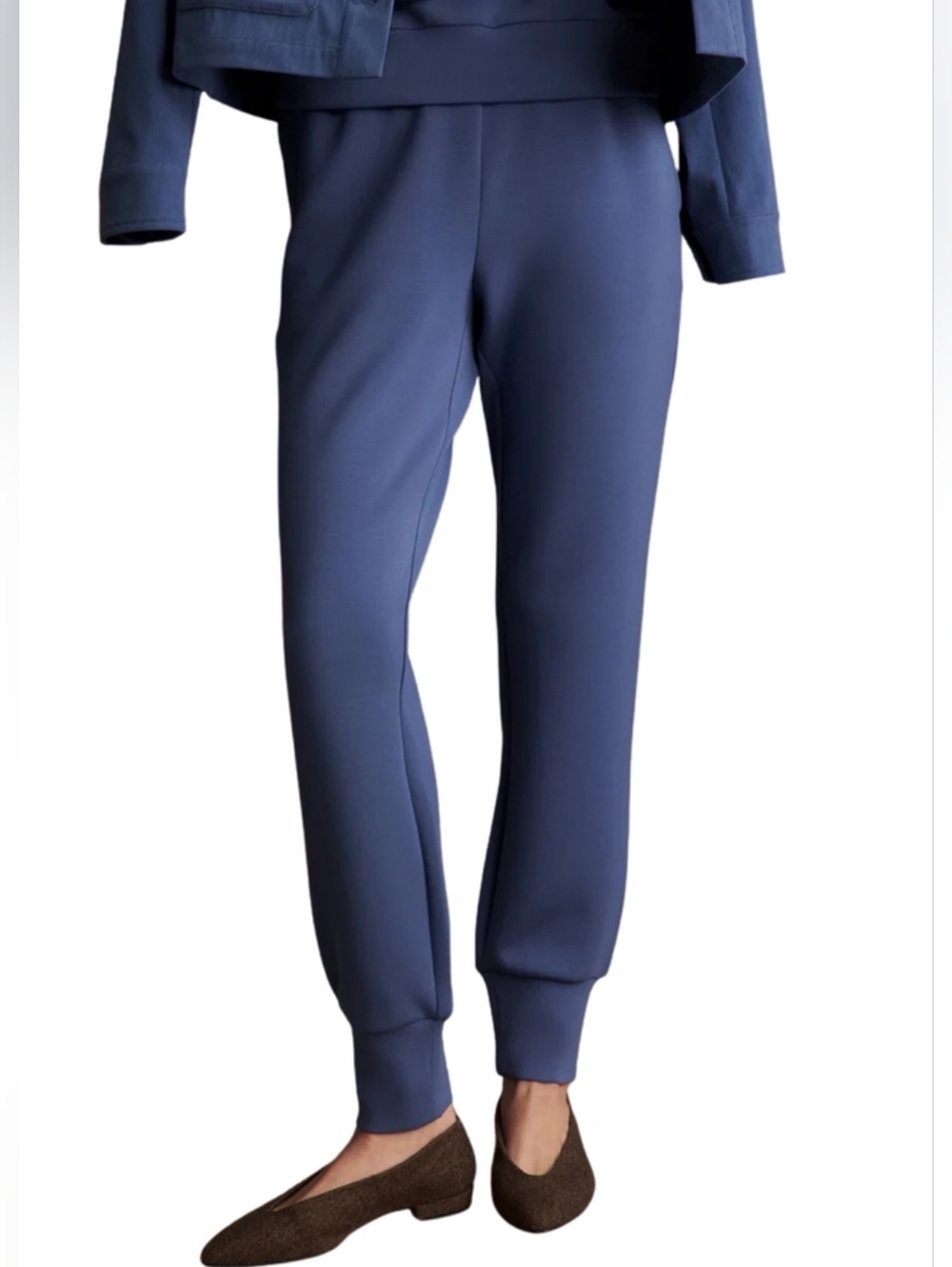 Varley Slim Cuff Pant 27.5, Size Small, Bijou Blue, NWT
